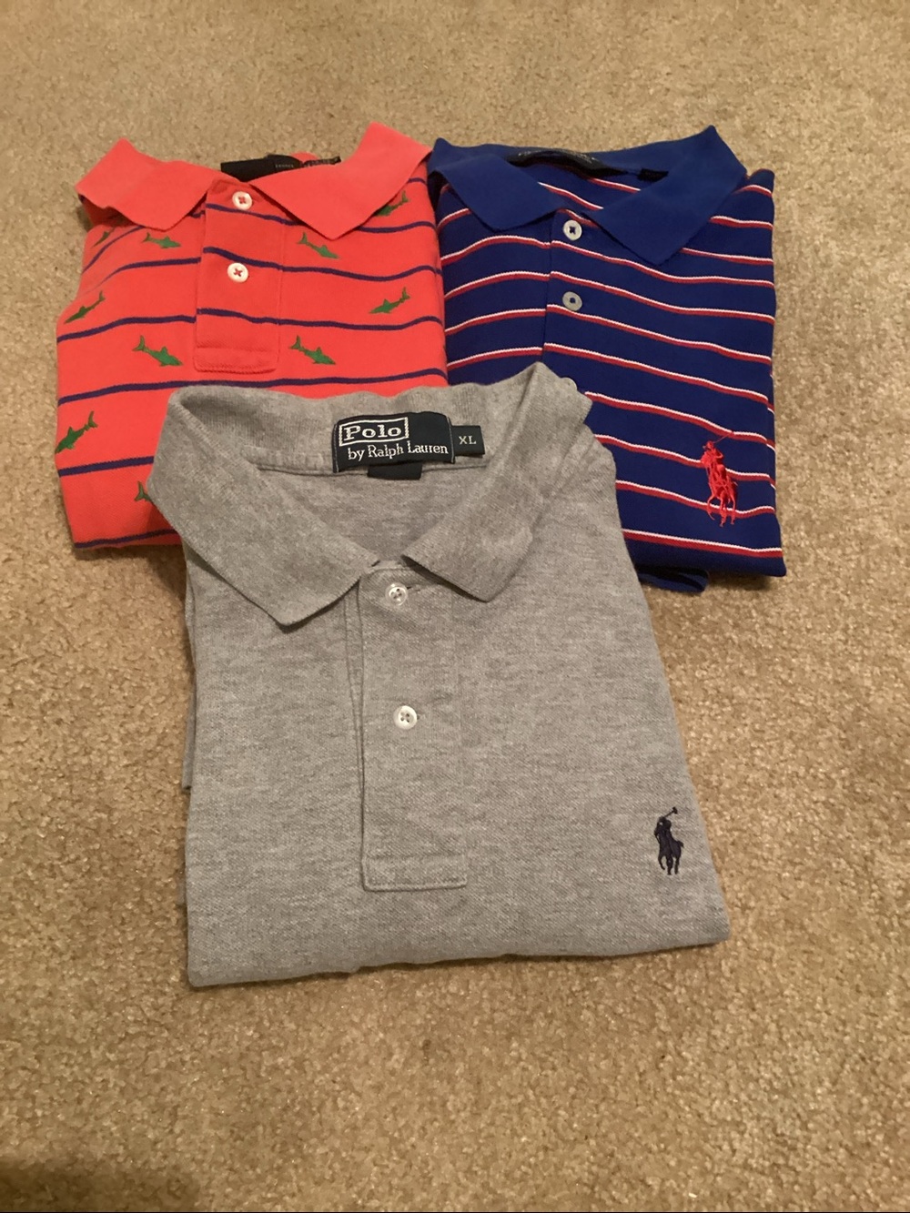 Polo by Ralph Lauren Bundle of 3 Short Sleeve Polos